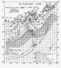 一都三県漁海況速報、関東・東海海況速報(2004/01/21)