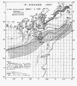 一都三県漁海況速報、関東・東海海況速報(2004/01/22)