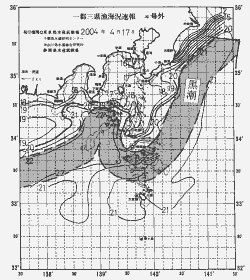 一都三県漁海況速報、関東・東海海況速報(2004/04/17)