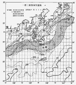 一都三県漁海況速報、関東・東海海況速報(2004/05/01)