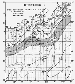 一都三県漁海況速報、関東・東海海況速報(2004/05/03)