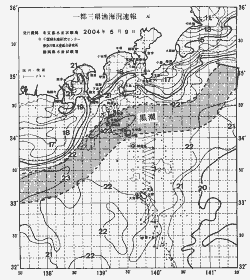 一都三県漁海況速報、関東・東海海況速報(2004/05/09)