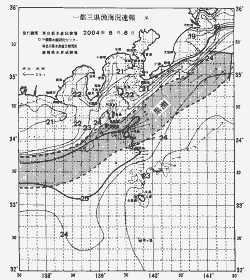 一都三県漁海況速報、関東・東海海況速報(2004/06/06)