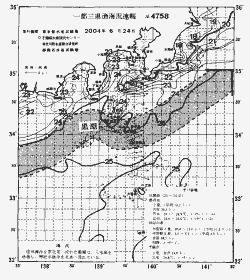 一都三県漁海況速報、関東・東海海況速報(2004/06/24)