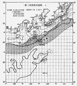 一都三県漁海況速報、関東・東海海況速報(2004/06/27)