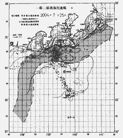 一都三県漁海況速報、関東・東海海況速報(2004/07/25)