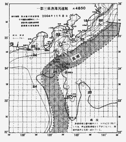 一都三県漁海況速報、関東・東海海況速報(2004/11/08)