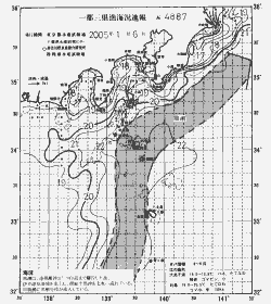 一都三県漁海況速報、関東・東海海況速報(2005/01/06)