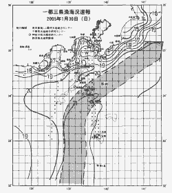 一都三県漁海況速報、関東・東海海況速報(2005/01/30)