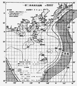 一都三県漁海況速報、関東・東海海況速報(2005/07/04)