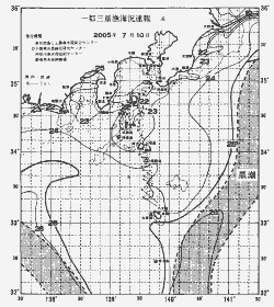 一都三県漁海況速報、関東・東海海況速報(2005/07/10)