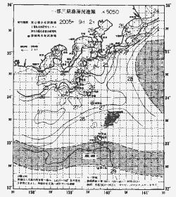 一都三県漁海況速報、関東・東海海況速報(2005/09/02)