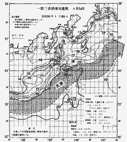 一都三県漁海況速報、関東・東海海況速報(2006/01/30)