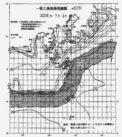 一都三県漁海況速報、関東・東海海況速報(2006/07/03)