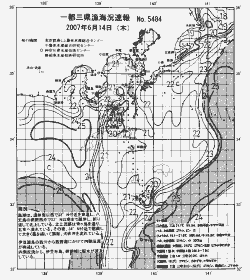 一都三県漁海況速報、関東・東海海況速報(2007/06/14)