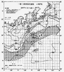一都三県漁海況速報、関東・東海海況速報(2007/10/25)