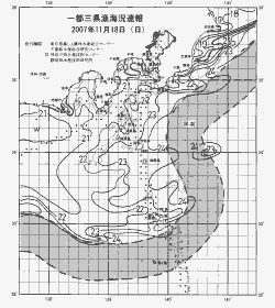 一都三県漁海況速報、関東・東海海況速報(2007/11/18)
