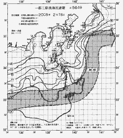 一都三県漁海況速報、関東・東海海況速報(2008/02/18)