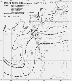 一都三県漁海況速報、関東・東海海況速報(2008/05/05)