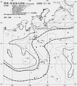 一都三県漁海況速報、関東・東海海況速報(2008/05/10)