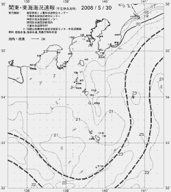 一都三県漁海況速報、関東・東海海況速報(2008/05/30)