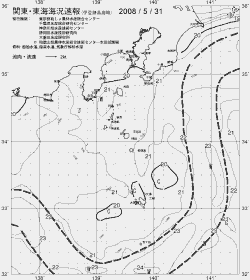 一都三県漁海況速報、関東・東海海況速報(2008/05/31)