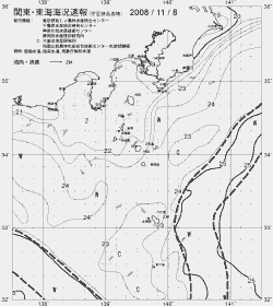 一都三県漁海況速報、関東・東海海況速報(2008/11/08)