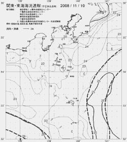 一都三県漁海況速報、関東・東海海況速報(2008/11/10)