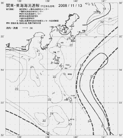一都三県漁海況速報、関東・東海海況速報(2008/11/13)