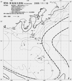 一都三県漁海況速報、関東・東海海況速報(2008/11/19)