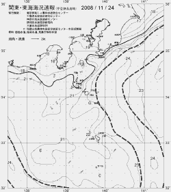 一都三県漁海況速報、関東・東海海況速報(2008/11/24)