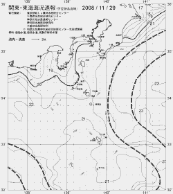 一都三県漁海況速報、関東・東海海況速報(2008/11/29)