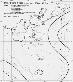 一都三県漁海況速報、関東・東海海況速報(2008/12/03)