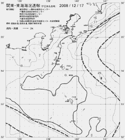 一都三県漁海況速報、関東・東海海況速報(2008/12/17)