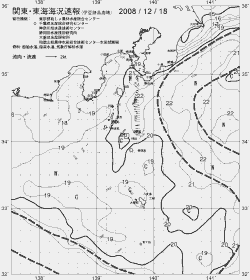 一都三県漁海況速報、関東・東海海況速報(2008/12/18)