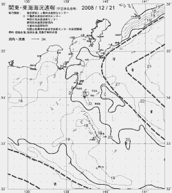 一都三県漁海況速報、関東・東海海況速報(2008/12/21)