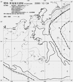 一都三県漁海況速報、関東・東海海況速報(2008/12/24)