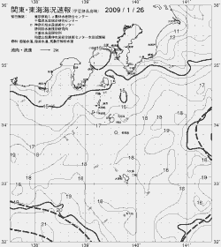 一都三県漁海況速報、関東・東海海況速報(2009/01/26)