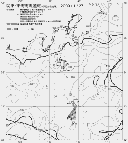一都三県漁海況速報、関東・東海海況速報(2009/01/27)
