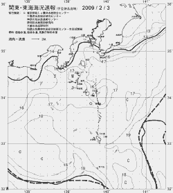 一都三県漁海況速報、関東・東海海況速報(2009/02/03)