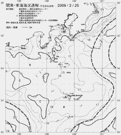 一都三県漁海況速報、関東・東海海況速報(2009/02/25)