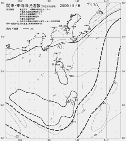 一都三県漁海況速報、関東・東海海況速報(2009/05/08)