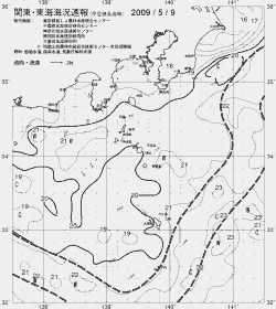 一都三県漁海況速報、関東・東海海況速報(2009/05/09)