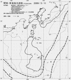 一都三県漁海況速報、関東・東海海況速報(2009/05/11)