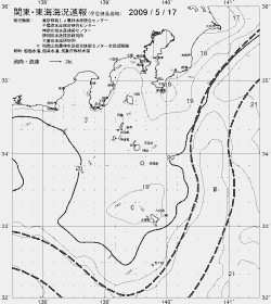 一都三県漁海況速報、関東・東海海況速報(2009/05/17)