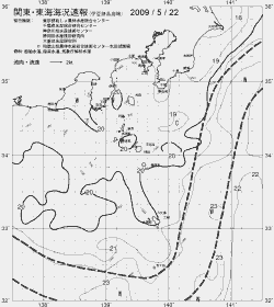 一都三県漁海況速報、関東・東海海況速報(2009/05/22)