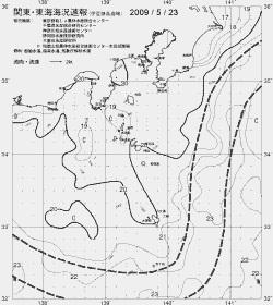 一都三県漁海況速報、関東・東海海況速報(2009/05/23)