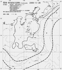 一都三県漁海況速報、関東・東海海況速報(2009/05/28)