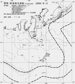 一都三県漁海況速報、関東・東海海況速報(2009/06/09)