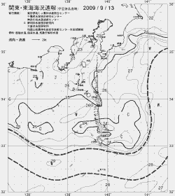 一都三県漁海況速報、関東・東海海況速報(2009/09/13)